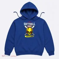 Softball Dad Daughter League Hoodie thumb 0