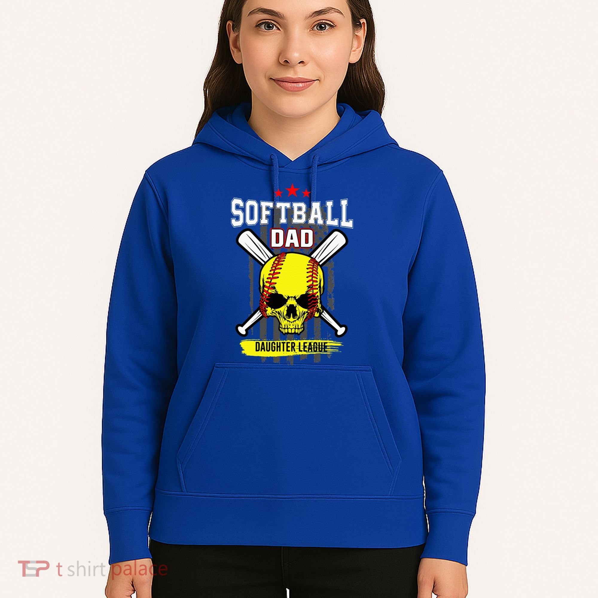 Softball Dad Daughter League Hoodie