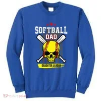 Softball Dad Daughter League Sweatshirt thumb 0