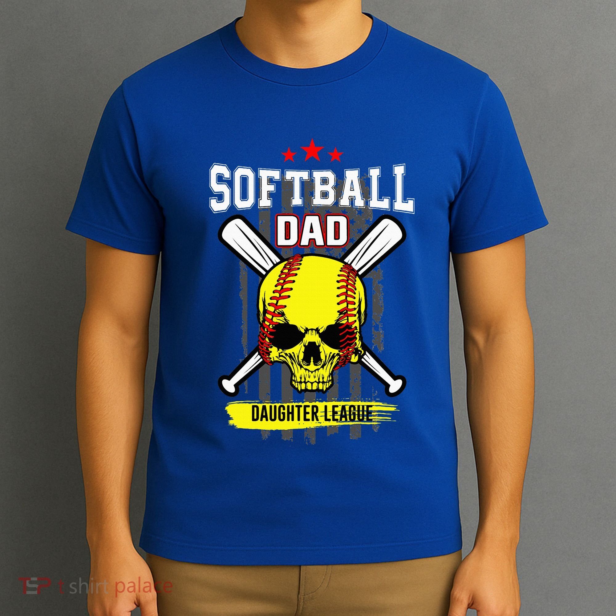 Softball Dad Daughter League T-Shirt