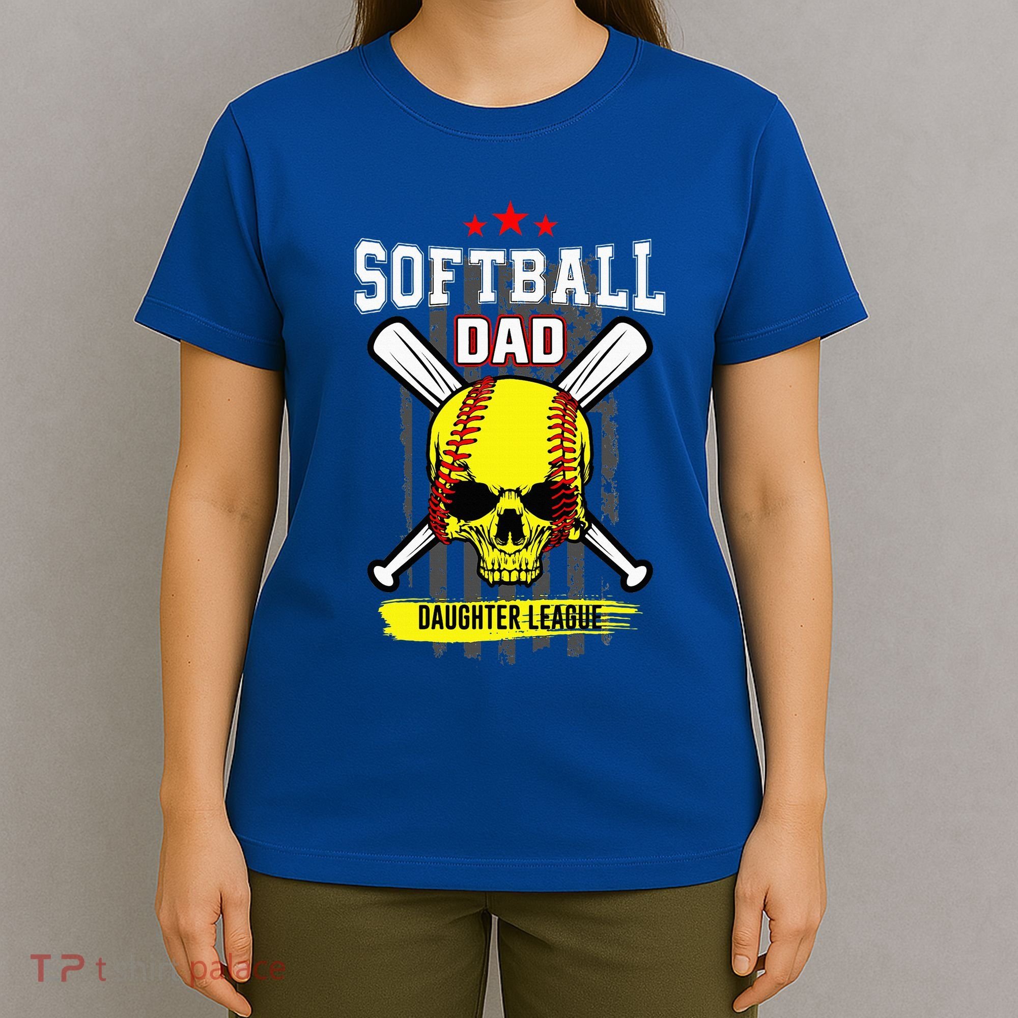 Softball Dad Daughter League T-Shirt