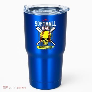 Softball Dad Daughter League Tumbler