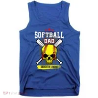 Softball Dad Daughter League Tank Top thumb 0