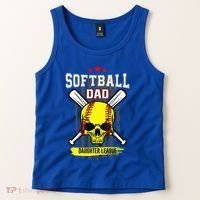 Softball Dad Daughter League Tank Top thumb 2