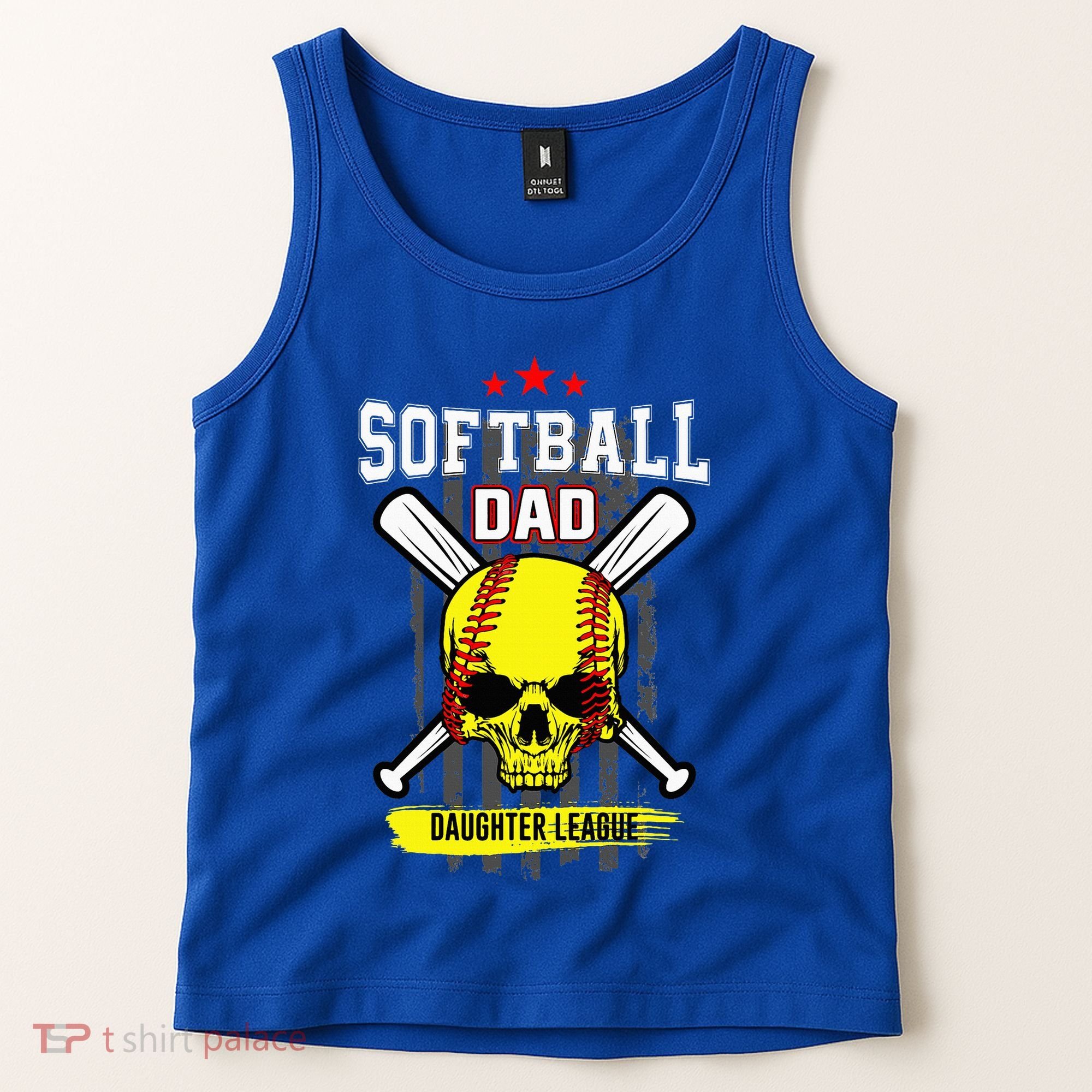 Softball Dad Daughter League Tank Top