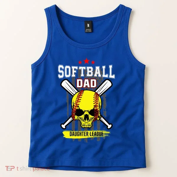 Softball Dad Daughter League Tank Top