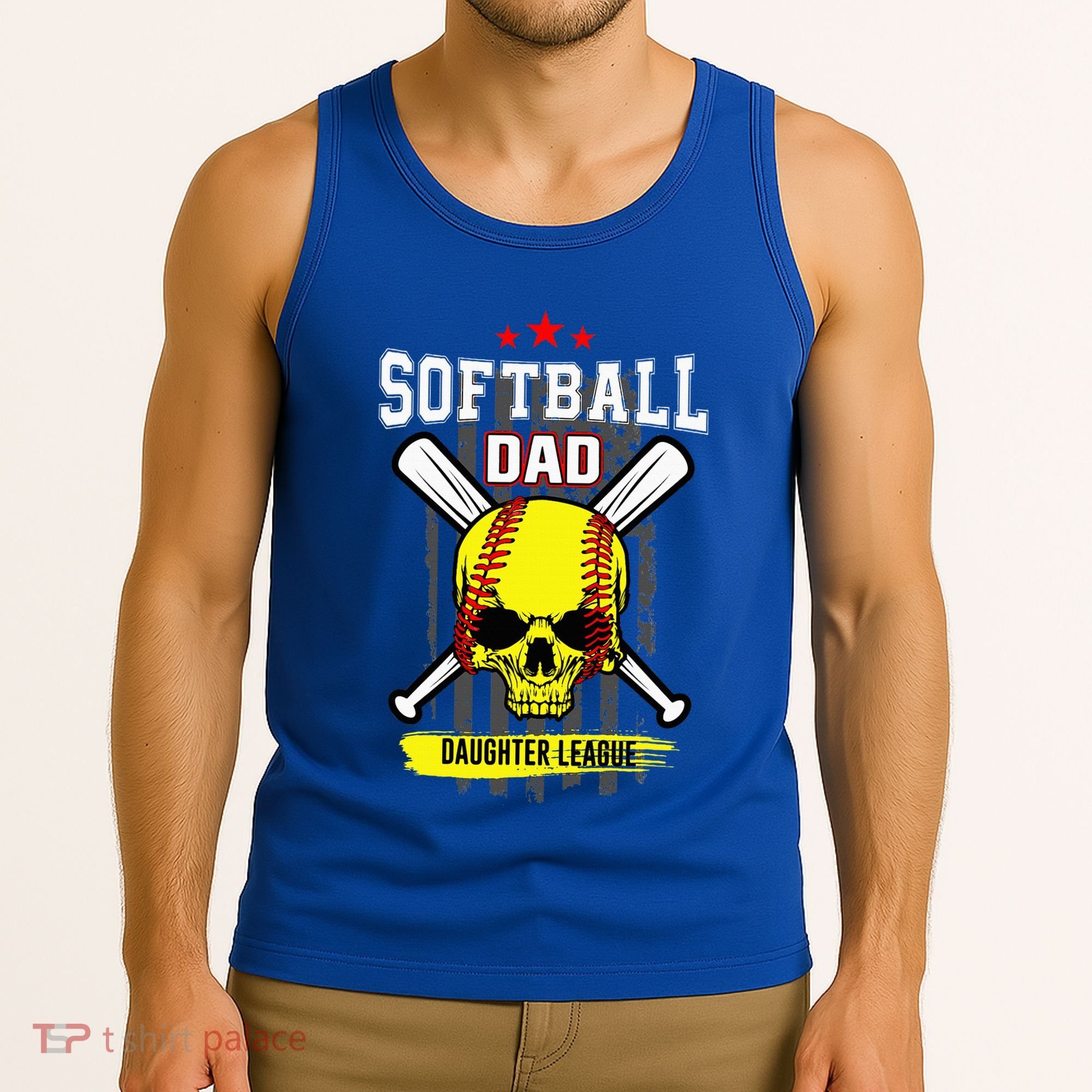 Softball Dad Daughter League Tank Top