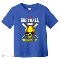 Softball Dad Daughter League Toddler T-Shirt thumb 0
