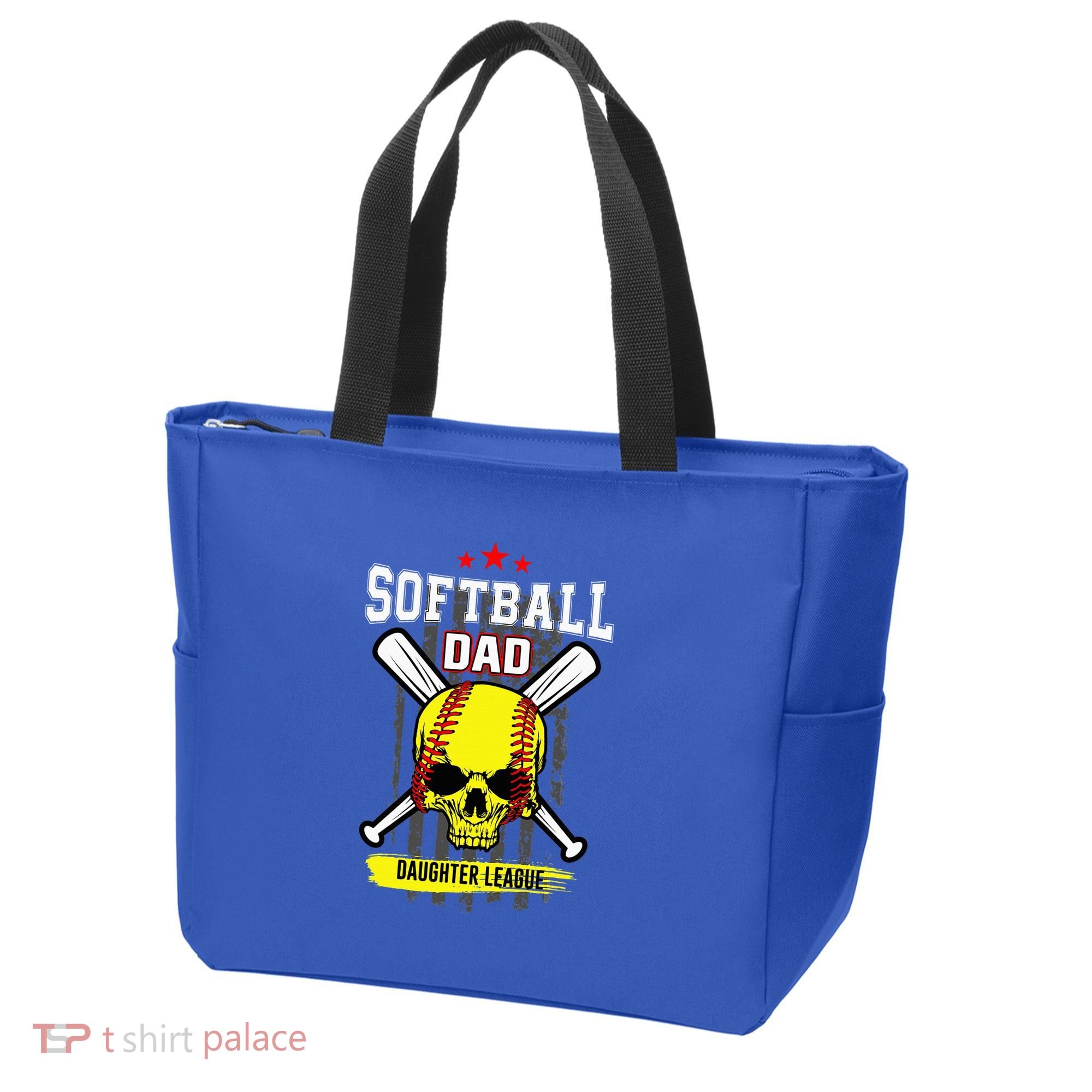 Softball Dad Daughter League Tote Bag