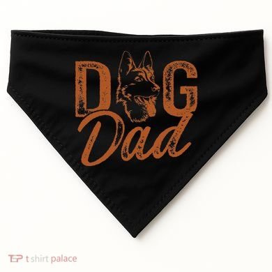 Shepherd Dog Dad German Shepherd USA-Made Doggie Bandana
