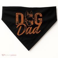Shepherd Dog Dad German Shepherd USA-Made Doggie Bandana thumb 0