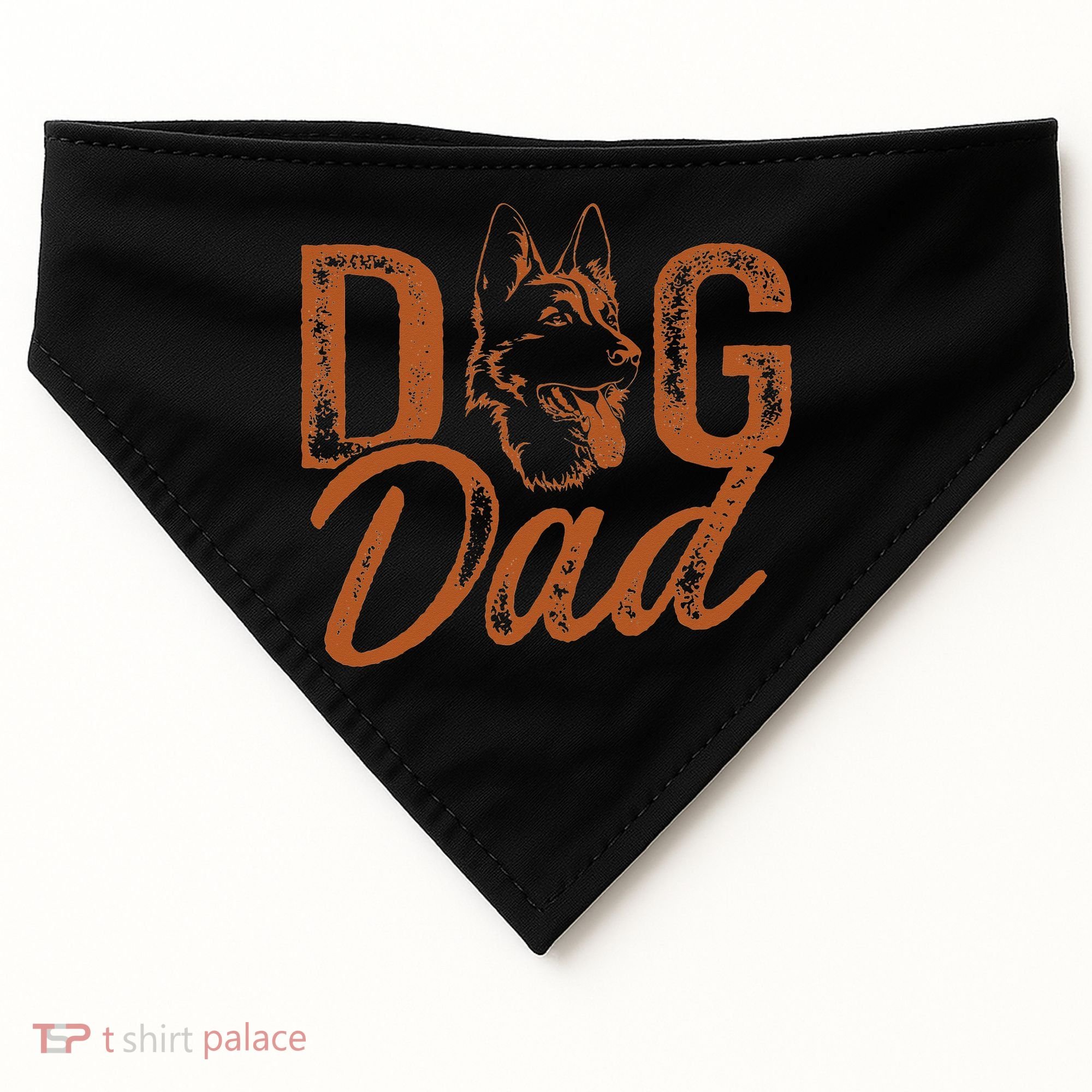 Shepherd Dog Dad German Shepherd USA-Made Doggie Bandana