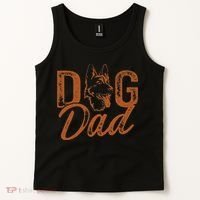 Shepherd Dog Dad German Shepherd Tank Top thumb 2