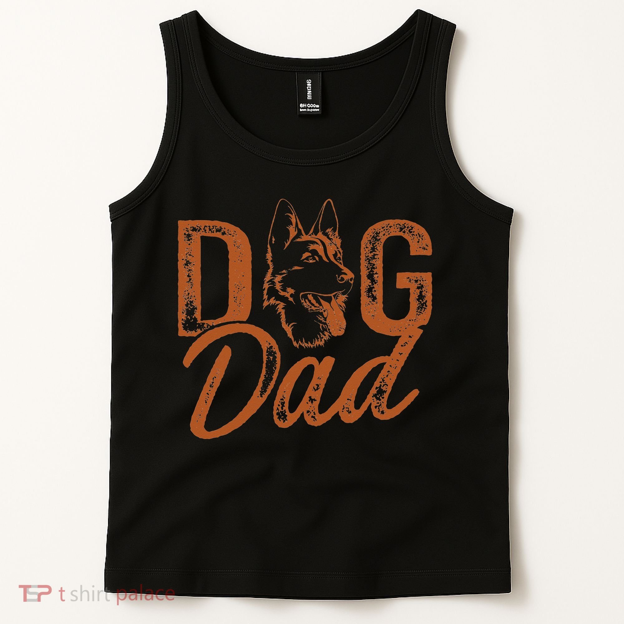 Shepherd Dog Dad German Shepherd Tank Top