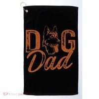 Shepherd Dog Dad German Shepherd Golf Towel thumb 0
