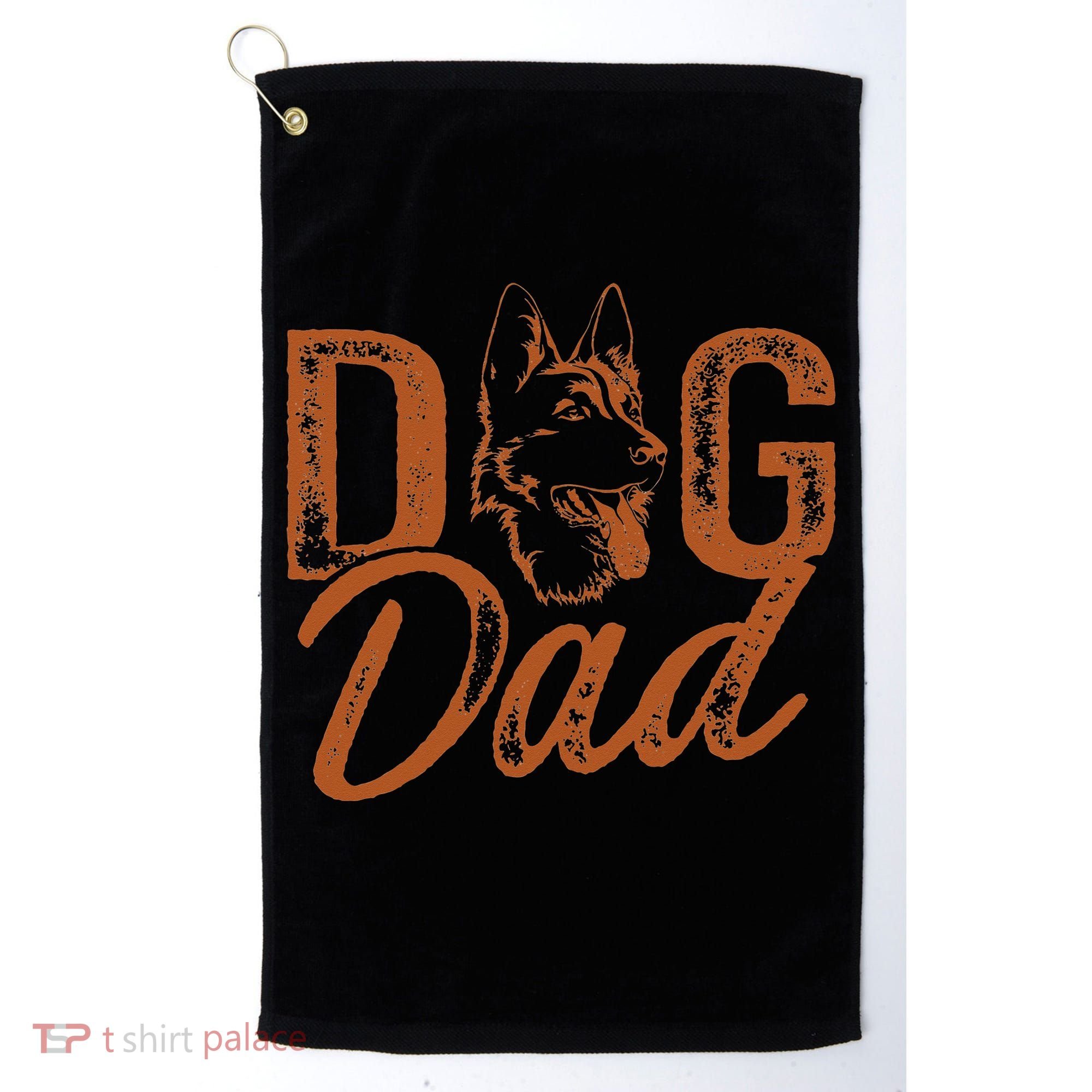 Shepherd Dog Dad German Shepherd Golf Towel