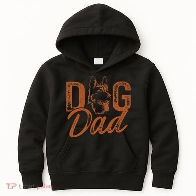 Shepherd Dog Dad German Shepherd Kids Hoodie