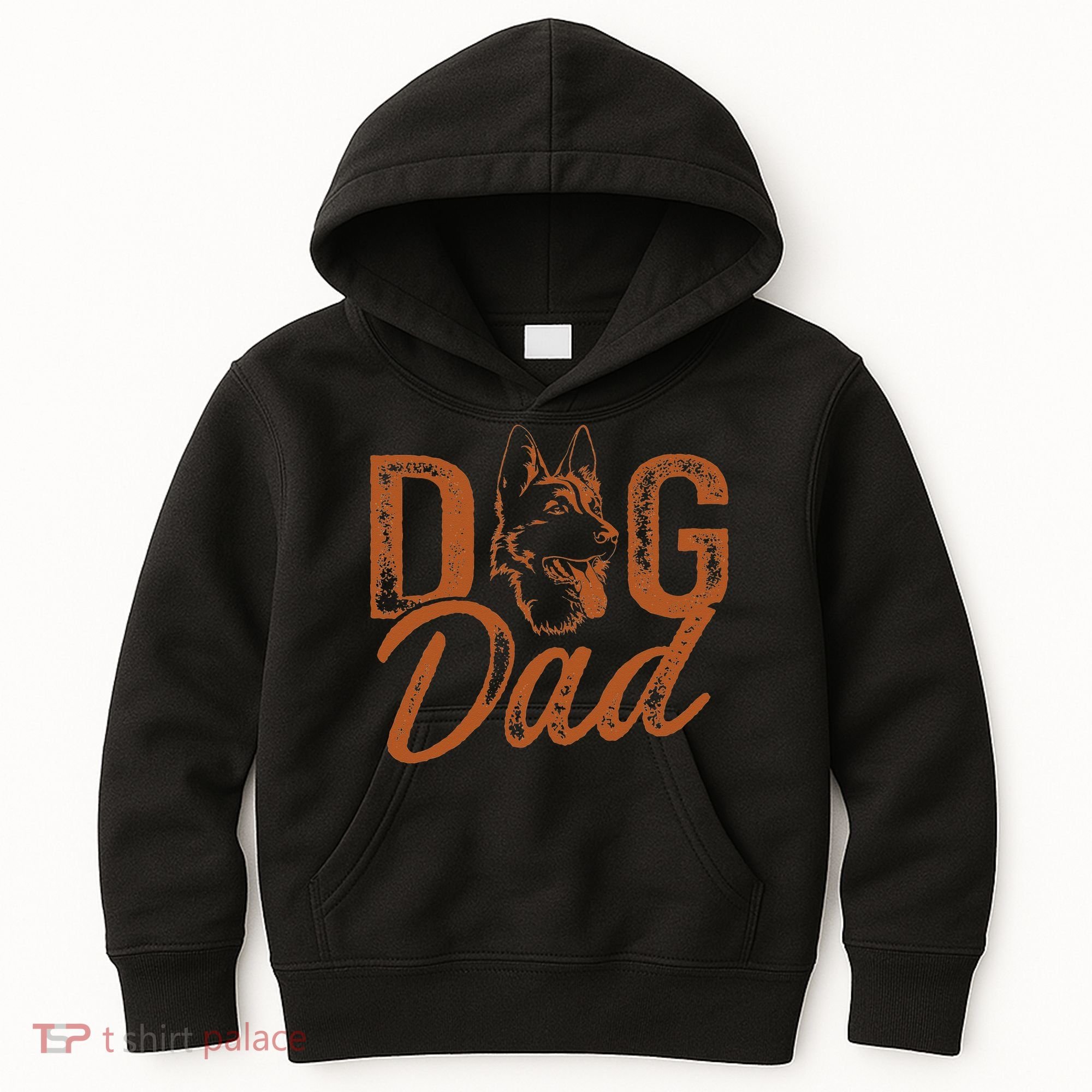 Shepherd Dog Dad German Shepherd Kids Hoodie