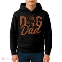 Shepherd Dog Dad German Shepherd Kids Hoodie thumb 4