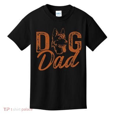 Shepherd Dog Dad German Shepherd Kids T-Shirt