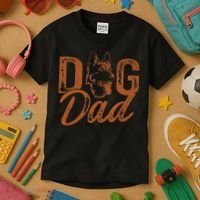Shepherd Dog Dad German Shepherd Kids T-Shirt thumb 3
