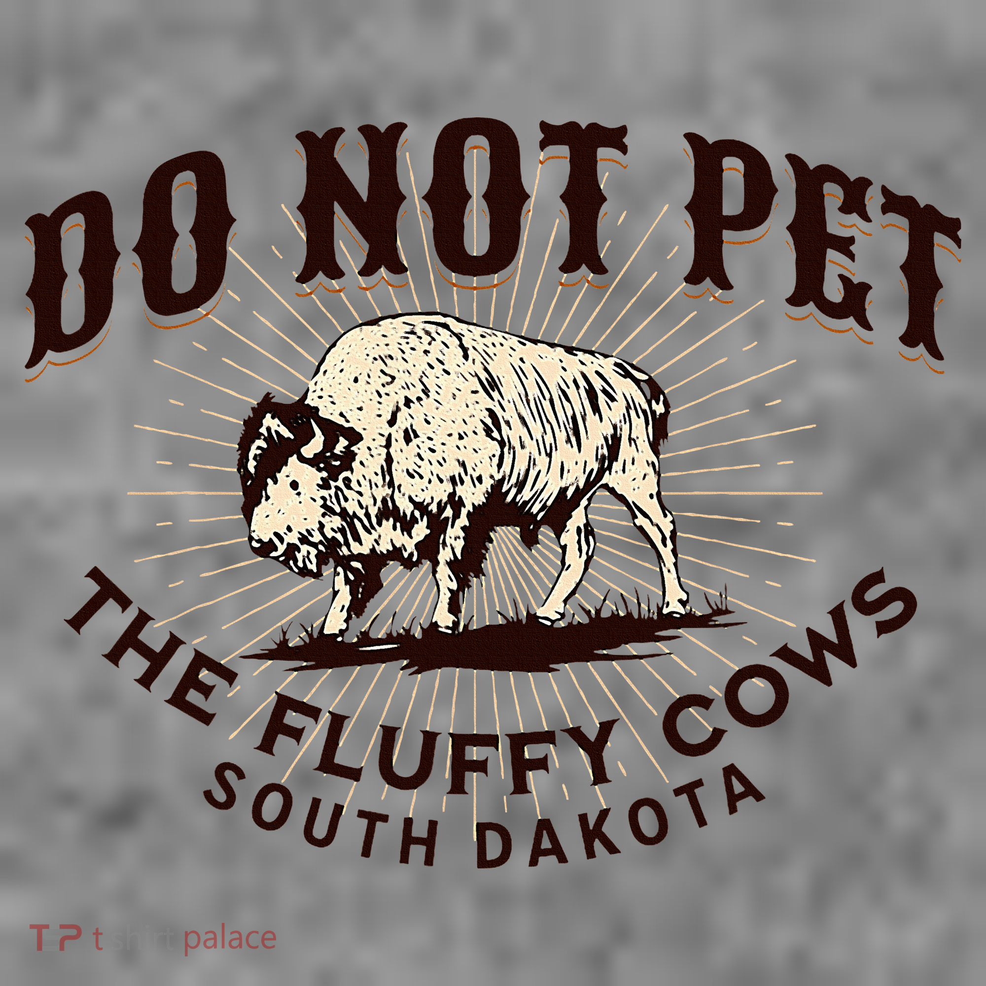South Dakota Do Not Pet The Fluffy Cows Bison Souvenir Toddler Hoodie