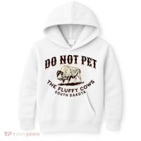 South Dakota Do Not Pet The Fluffy Cows Bison Souvenir Kids Hoodie thumb 0