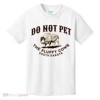 South Dakota Do Not Pet The Fluffy Cows Bison Souvenir Kids T-Shirt thumb 0