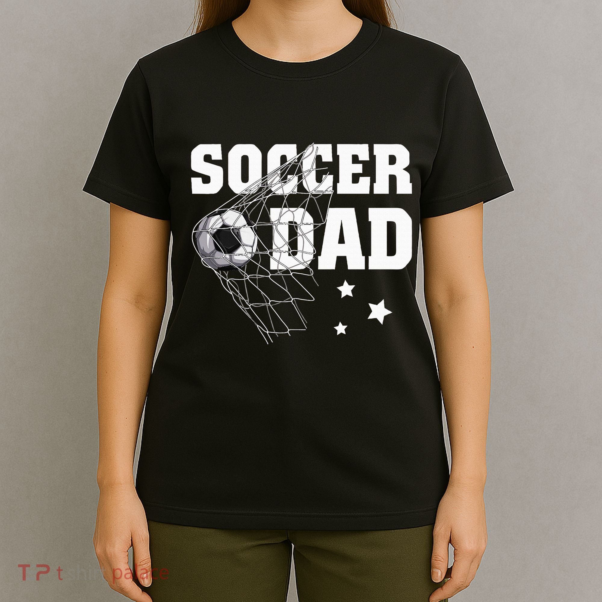 Soccer Dad Daddy Soccer Sport Lover Fan Fathers Day T-Shirt
