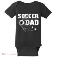 Soccer Dad Daddy Soccer Sport Lover Fan Fathers Day Baby Bodysuit thumb 0