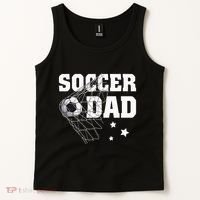 Soccer Dad Daddy Soccer Sport Lover Fan Fathers Day Tank Top thumb 2