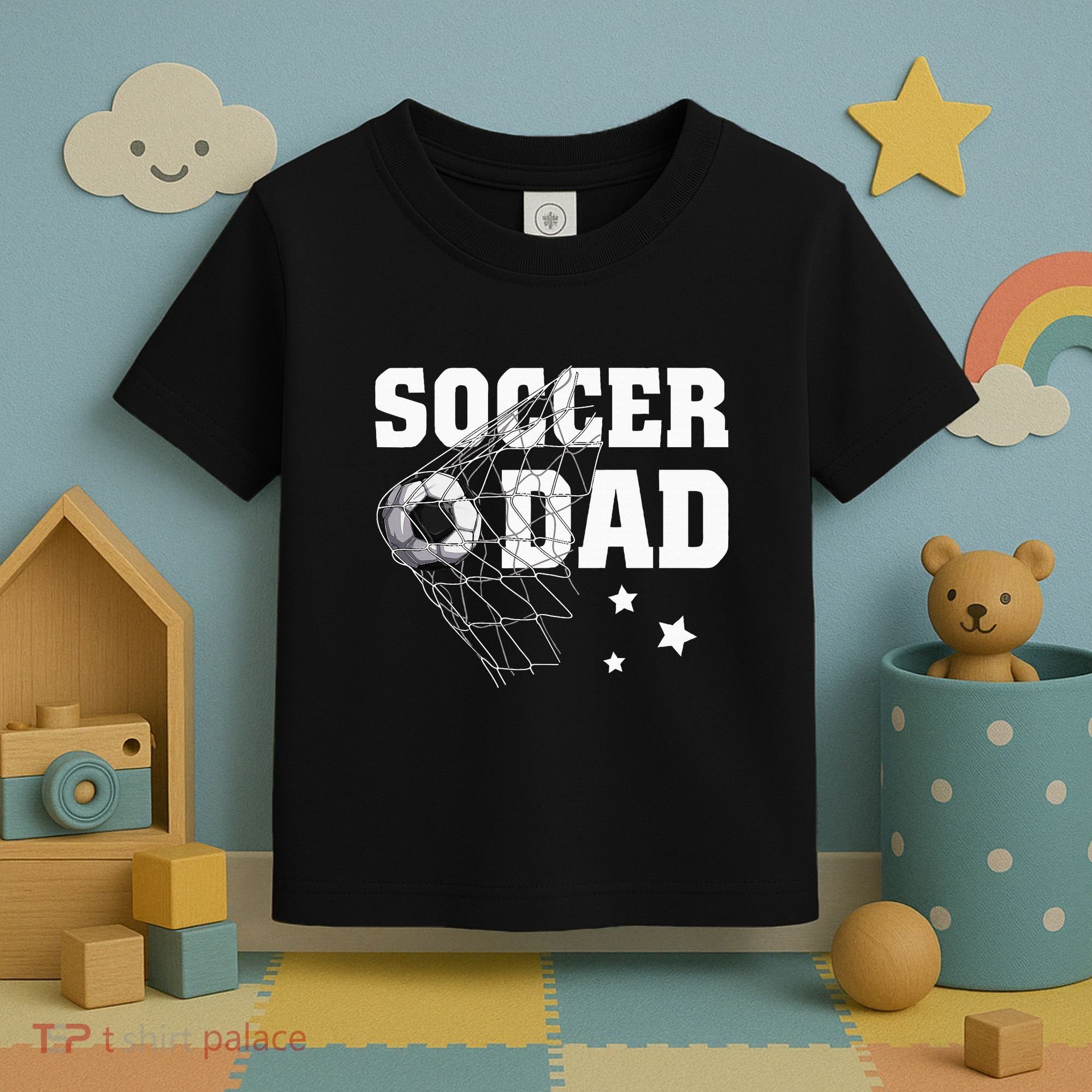 Soccer Dad Daddy Soccer Sport Lover Fan Fathers Day Toddler T-Shirt