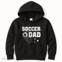 Soccer Dad Daddy Soccer Sport Lover Fan Fathers Day Kids Hoodie thumb 0