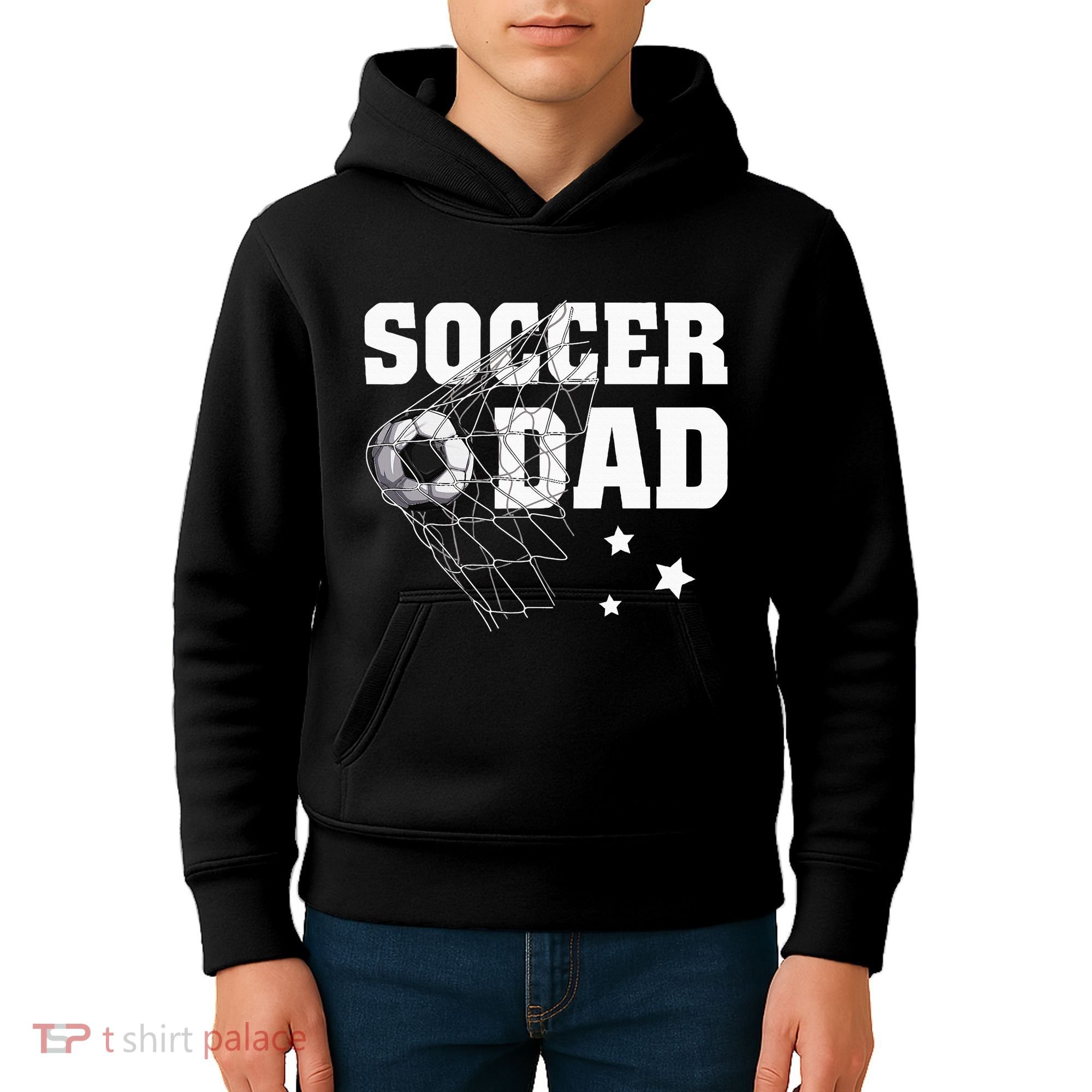 Soccer Dad Daddy Soccer Sport Lover Fan Fathers Day Kids Hoodie
