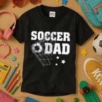Soccer Dad Daddy Soccer Sport Lover Fan Fathers Day Kids T-Shirt thumb 3