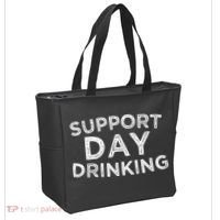 SUPPORT DAY DRINKING Tote Bag thumb 2
