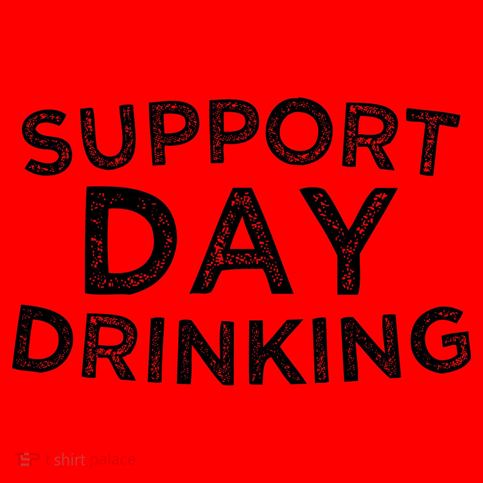 SUPPORT DAY DRINKING Santa Hat