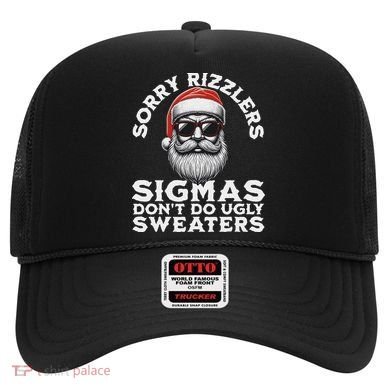 Sigmas DonT Do Ugly Sweaters Christmas Santa Rizz N Hat