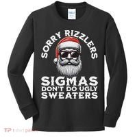 Sigmas DonT Do Ugly Sweaters Christmas Santa Rizz N Kids Long Sleeve Shirt thumb 0
