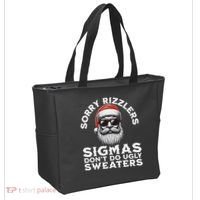 Sigmas DonT Do Ugly Sweaters Christmas Santa Rizz N Tote Bag thumb 2