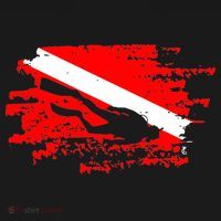 Scuba Diving Diver Down Flag Awesome Marine Diver Dive Gift City Backpack thumb 2