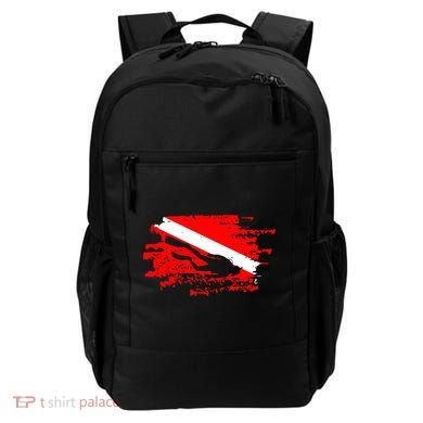 Scuba Diving Diver Down Flag Awesome Marine Diver Dive Gift Backpack