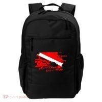 Scuba Diving Diver Down Flag Awesome Marine Diver Dive Gift Backpack thumb 0