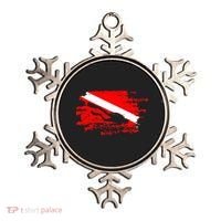 Scuba Diving Diver Down Flag Awesome Marine Diver Dive Gift Ornament thumb 0