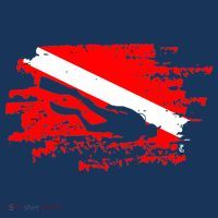 Scuba Diving Diver Down Flag Awesome Marine Diver Dive Gift Coaster thumb 2