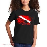 Scuba Diving Diver Down Flag Awesome Marine Diver Dive Gift Kids T-Shirt thumb 2