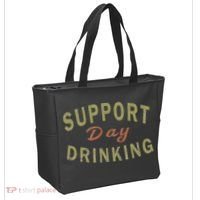 Support Day Drinking Drinking Gift Drunk Tote Bag thumb 2