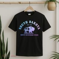 South Dakota Est. 1889 Mount Rushmore State Bison Vintage T-Shirt thumb 2