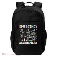 Skeleton Dancing Easter Emergency Department Er Nurse  Backpack thumb 0