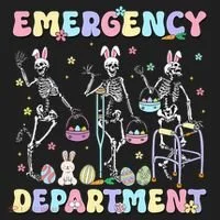 Skeleton Dancing Easter Emergency Department Er Nurse  Hat thumb 2